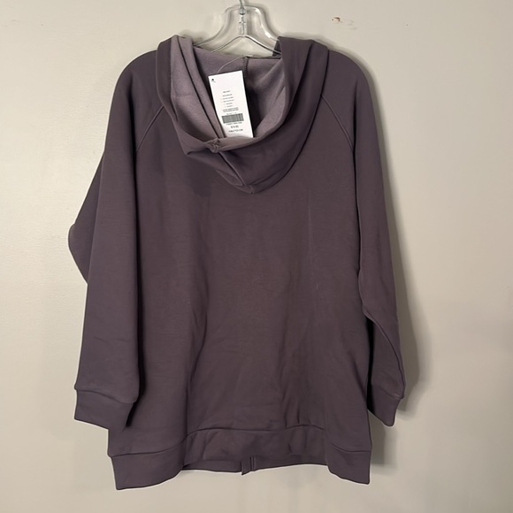 Fabletics Brisa Oversized Hooded Sweatshirt Jacket - Picture 7 of 9